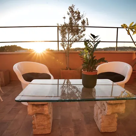 Terrazza Urania - Penthouse Terrace With 360 View Of Рим